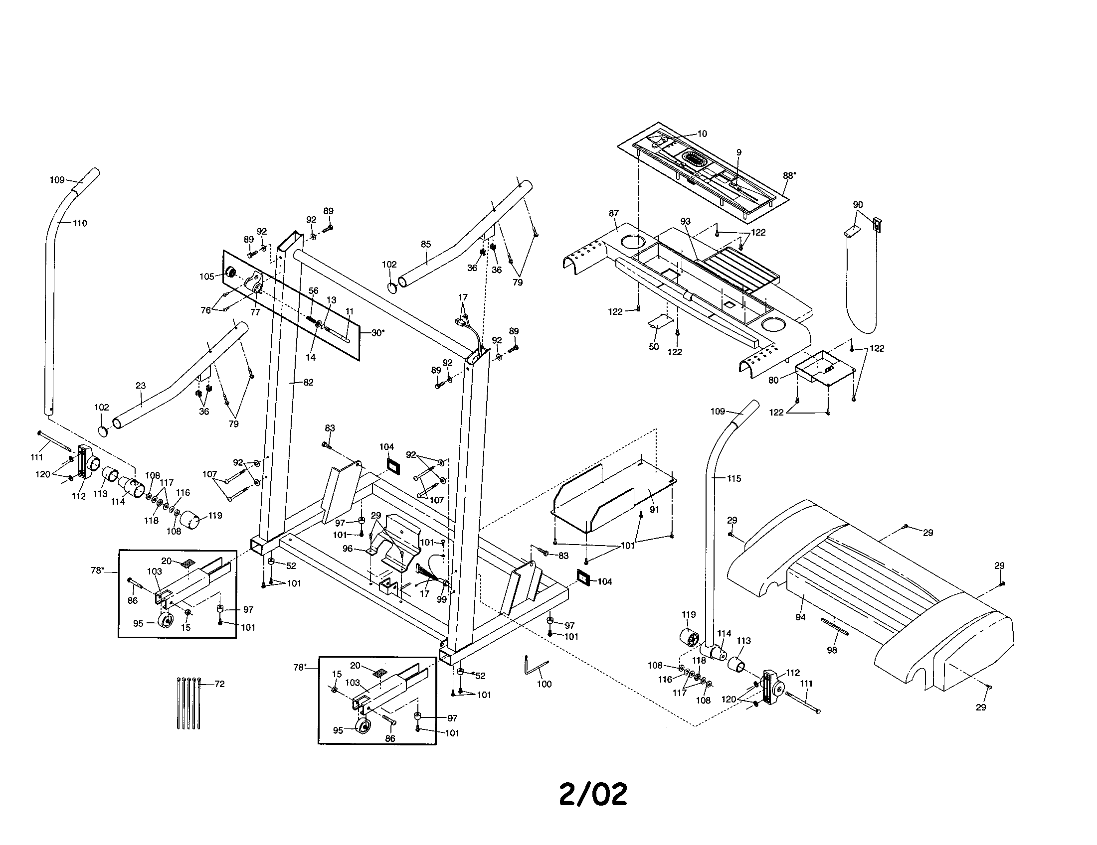 Console base/motor hood