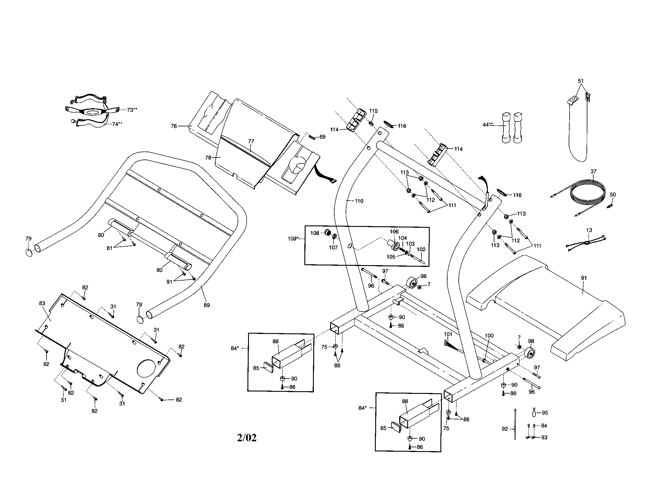 Console base/motor hood