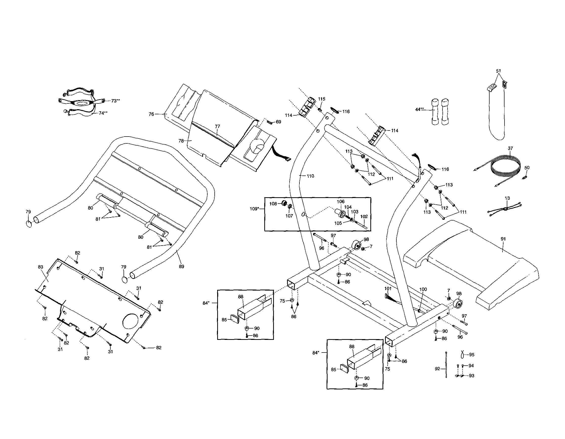 Console base/motor hood