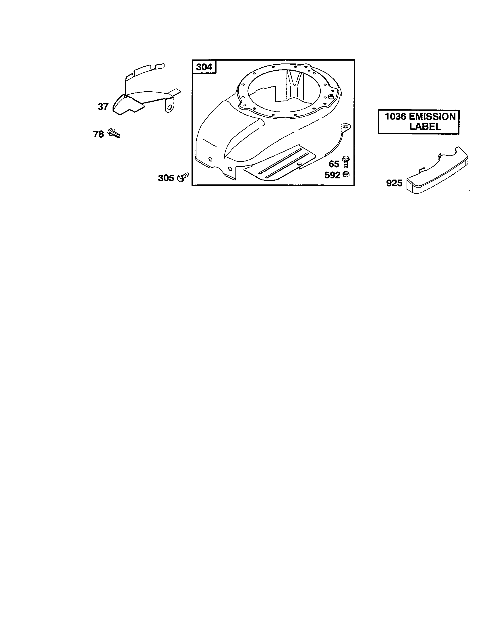 Housing-blower
