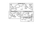 Briggs & Stratton 120600 TO 120699 (0164) gasket-sets/overhaul kit diagram
