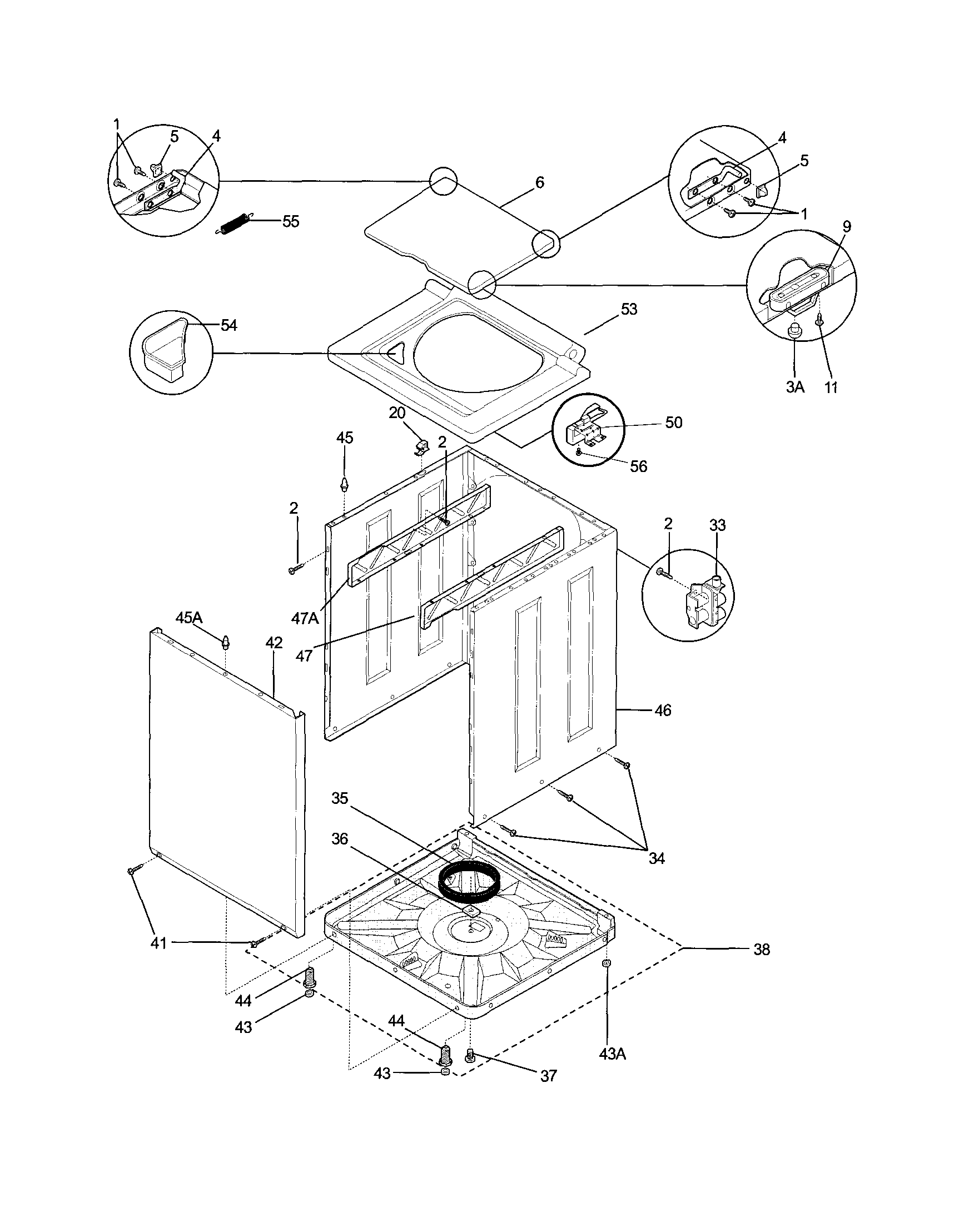 Lower cabinet/top