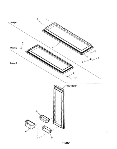 Refrigerator door