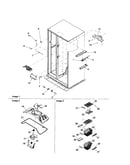 Freezer shelving/evap fan motor
