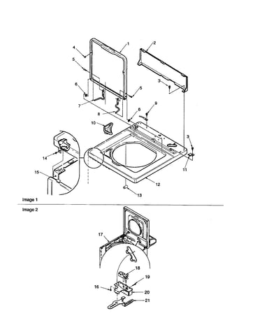 Cabinet top/door/door switch