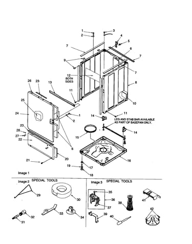Base/cabinet/front/special tools