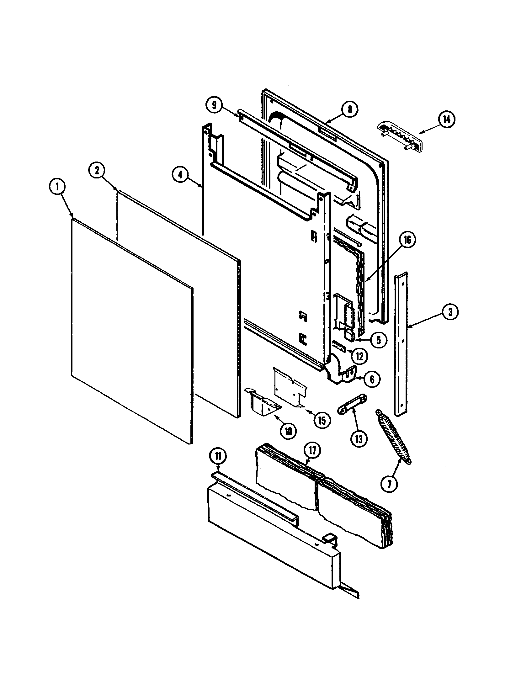 Door (iii) - pddw261rab0/w0