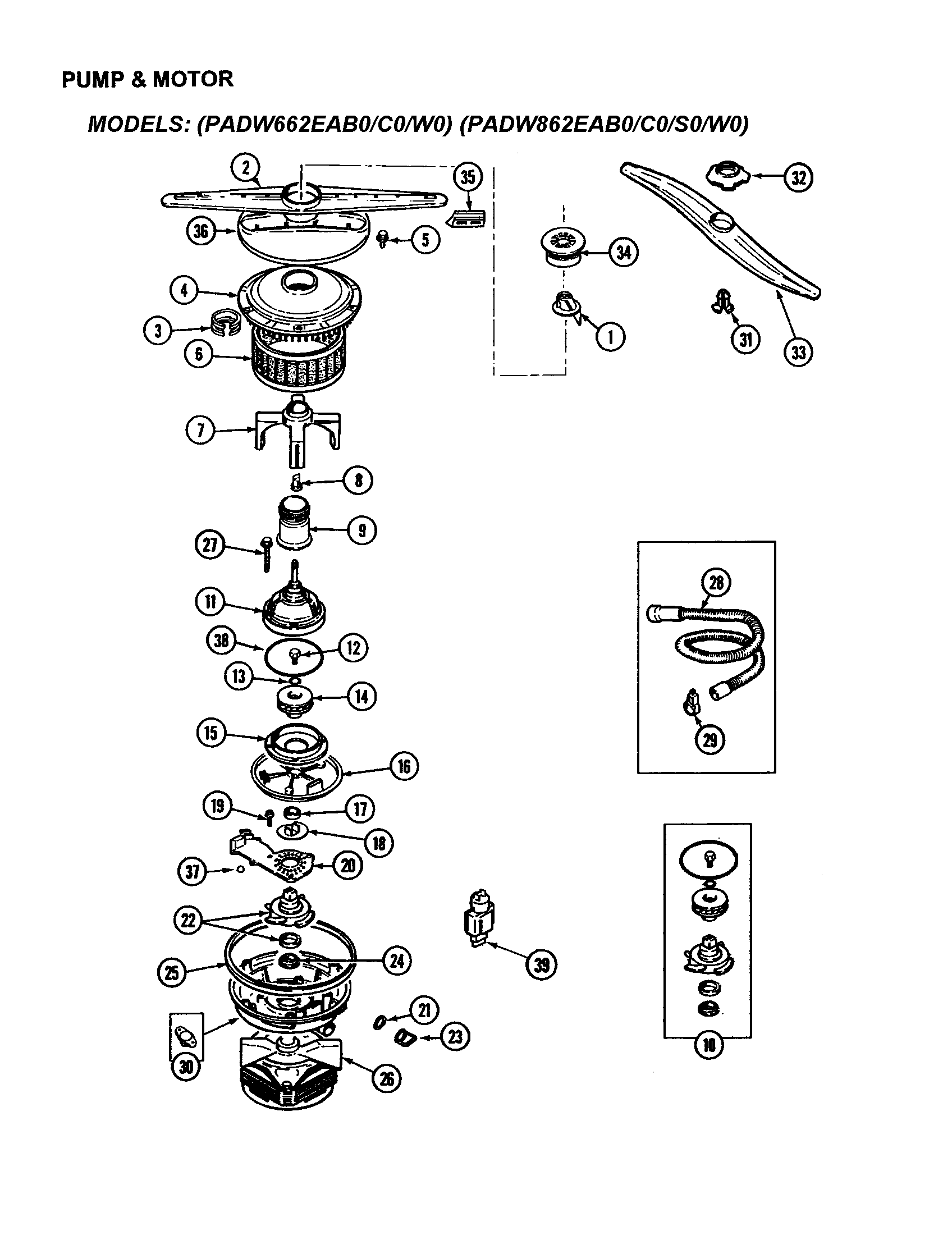 PUMP AND MOTOR (I)