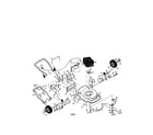 Craftsman 917377303 engine/handle/housing diagram