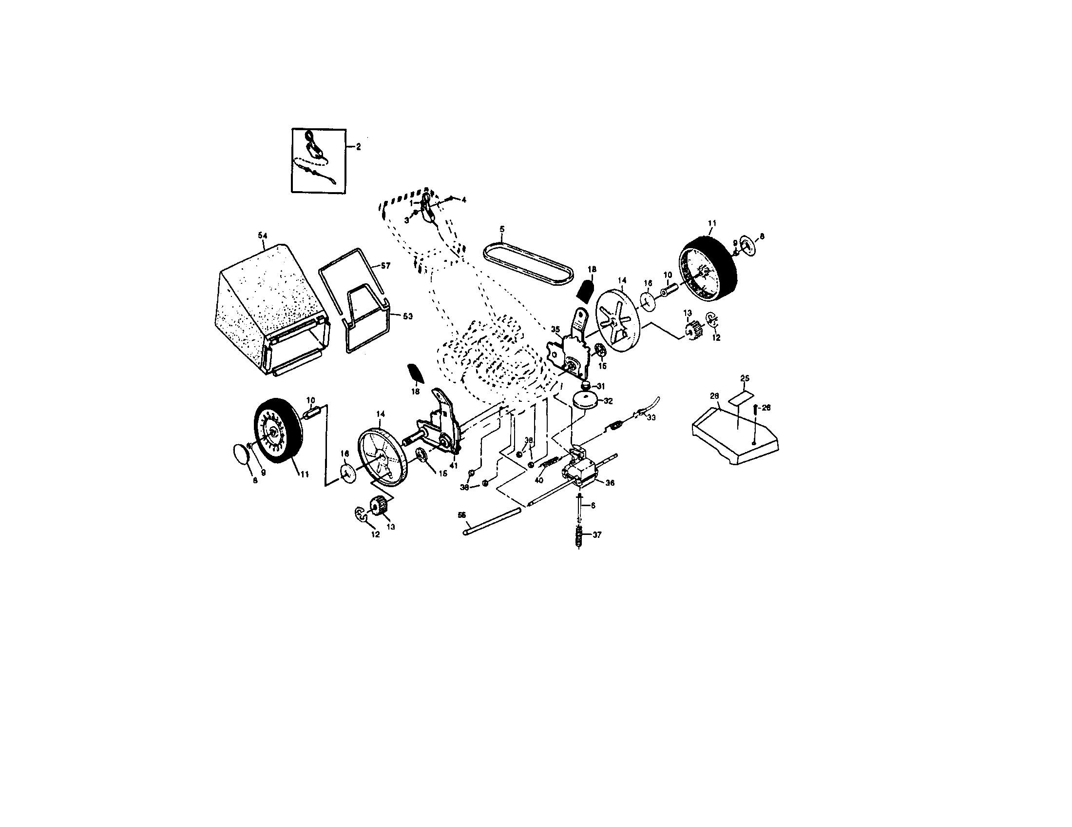 Wheels/tires/bag