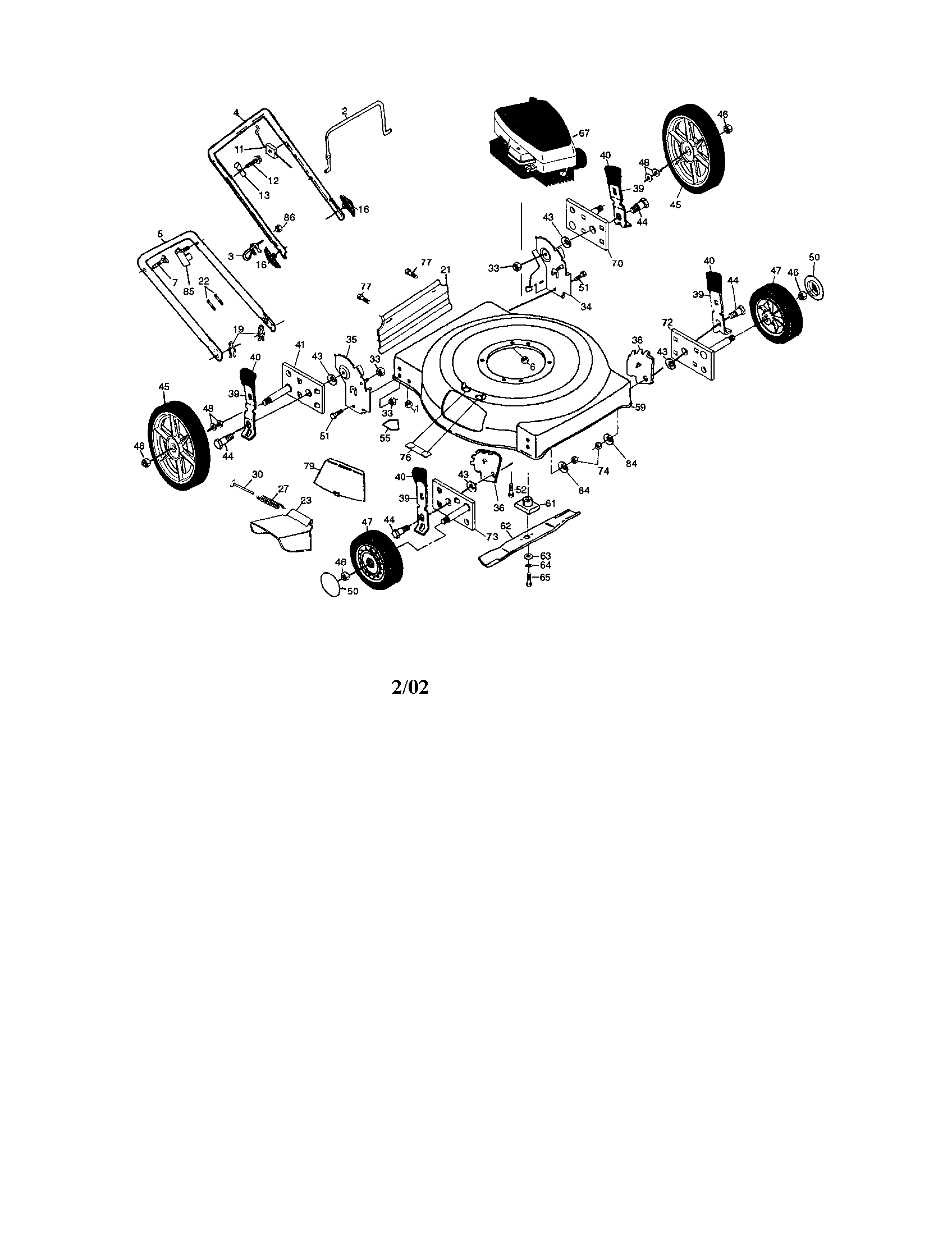 Rotary lawn mower