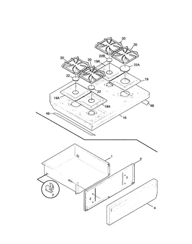 Top/drawer
