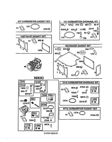 Short block/gasket set