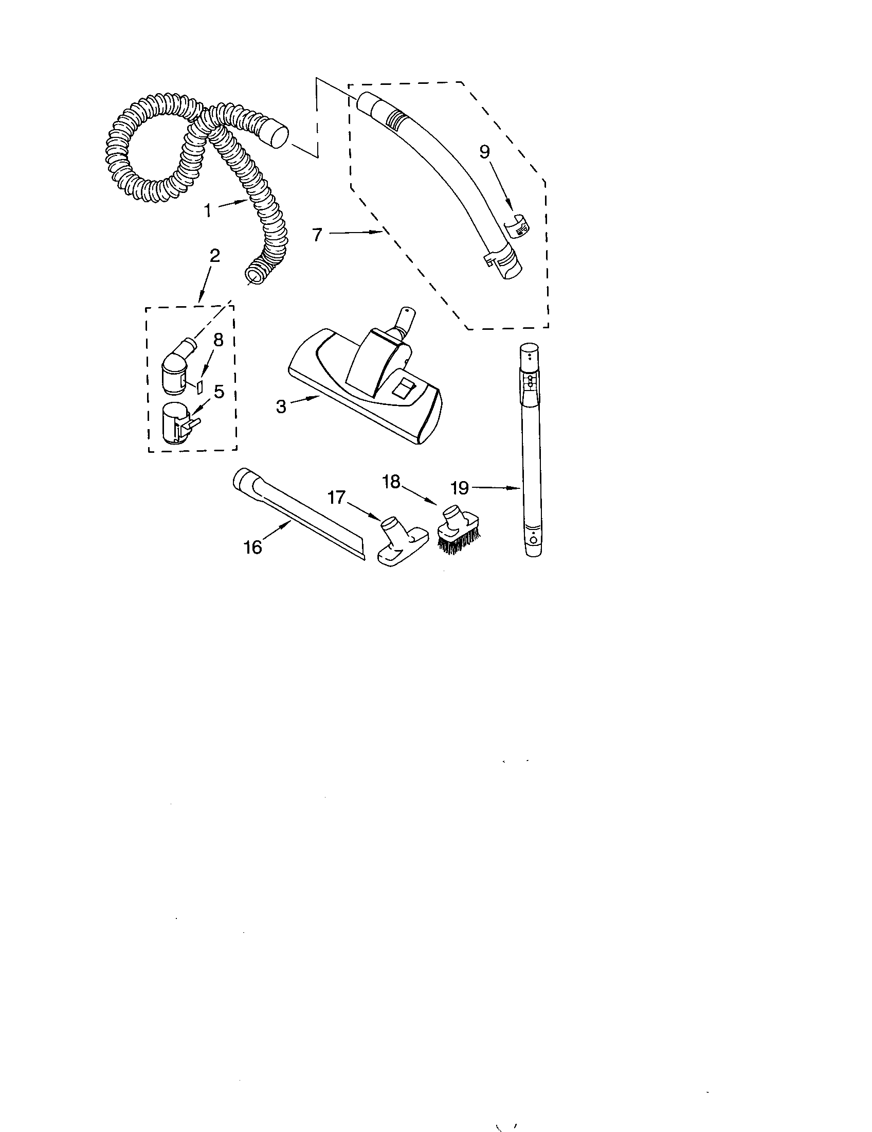Hose and attachments
