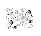 Craftsman 917388670 rotary lawn mower diagram