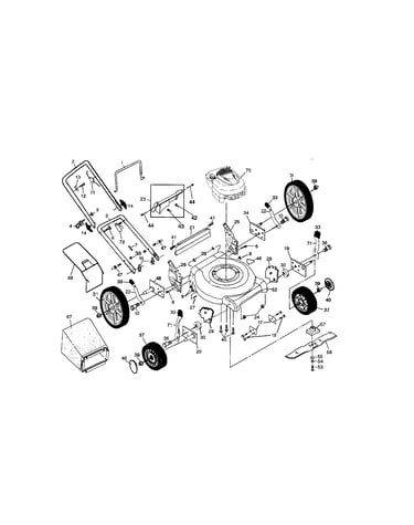 Rotary lawn mower