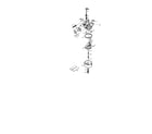 Craftsman 143024202 throttle shaft and lever diagram