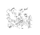 Craftsman 917379812 engine/handle/housing diagram