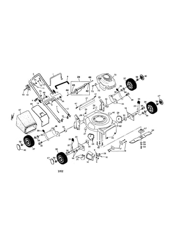 Rotary lawn mower
