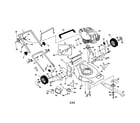 Craftsman 917378900 engine/handle/housing diagram