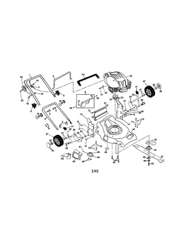 Engine/handle/housing