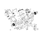 Craftsman 917378800 engine/handles/housing diagram