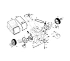 Craftsman 917378800 wheels/transmission/bagger diagram