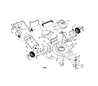 Craftsman 917378440 engine/handle/housing diagram