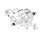 Craftsman 917378770 engine/handles/housing diagram