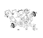 Craftsman 917378450 engine/handles/housing diagram