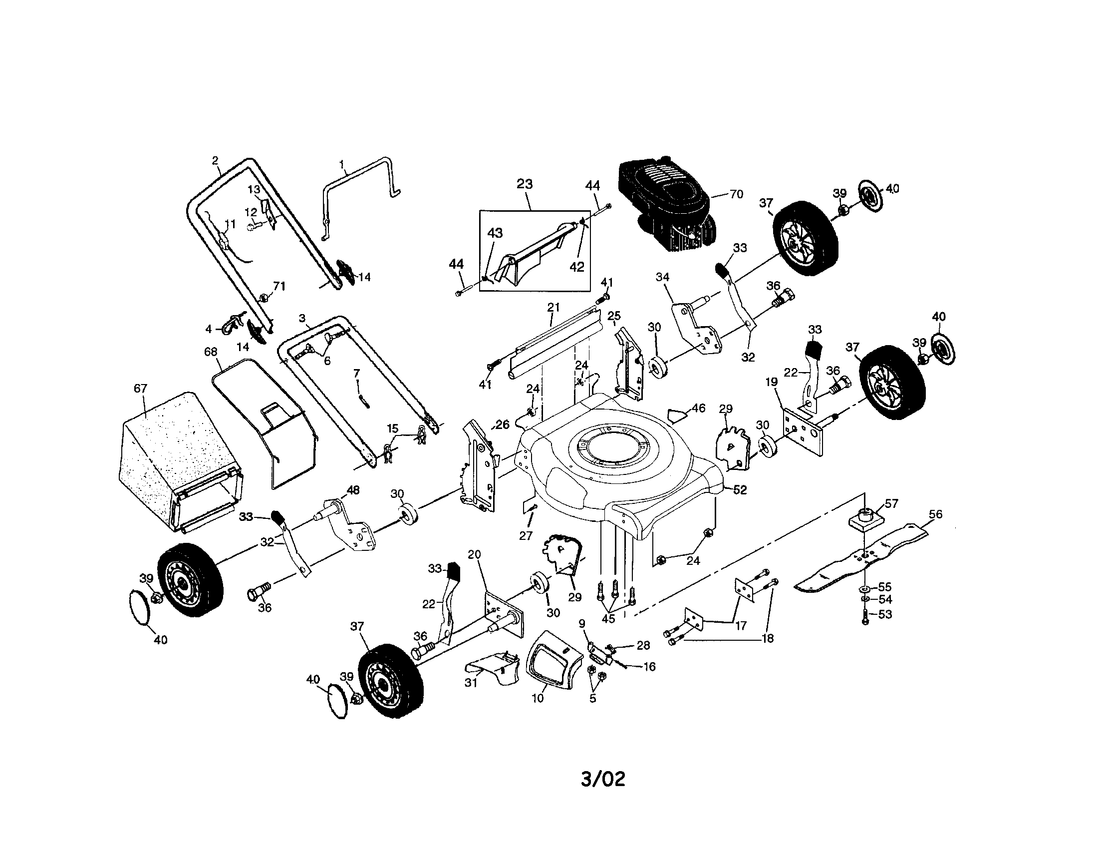 ENGINE/HANDLE/WHEELS/TIRES