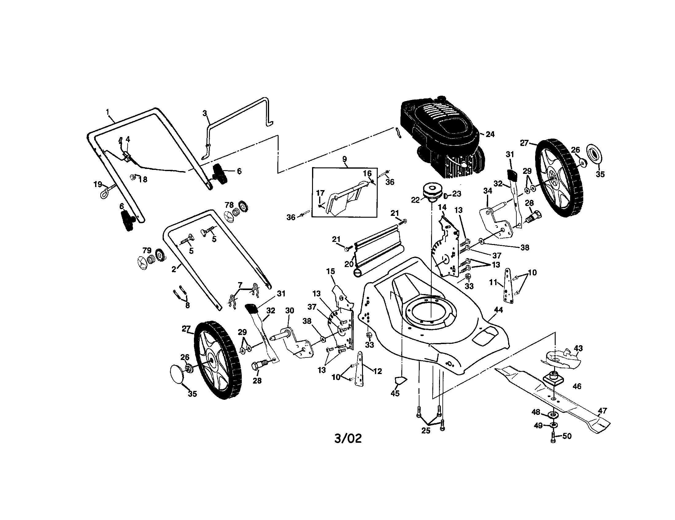 Engine/handles
