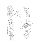 Motor and ice container