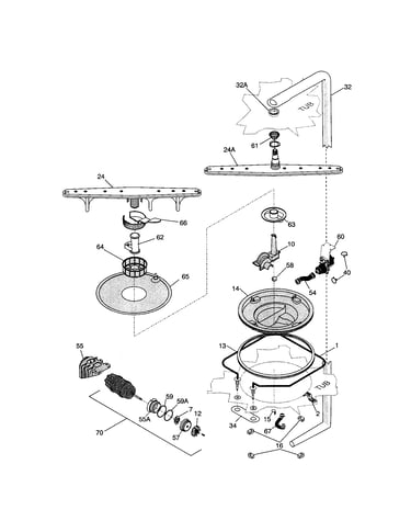 Motor and pump