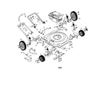 Craftsman 917381050 housing/engine/handle diagram
