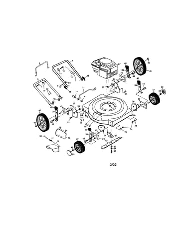Housing/engine/handle