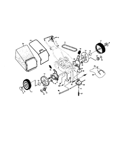 Wheels/tires/bag/v-belt