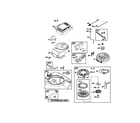 Craftsman 917371010 rewind-starter/fuel tank diagram
