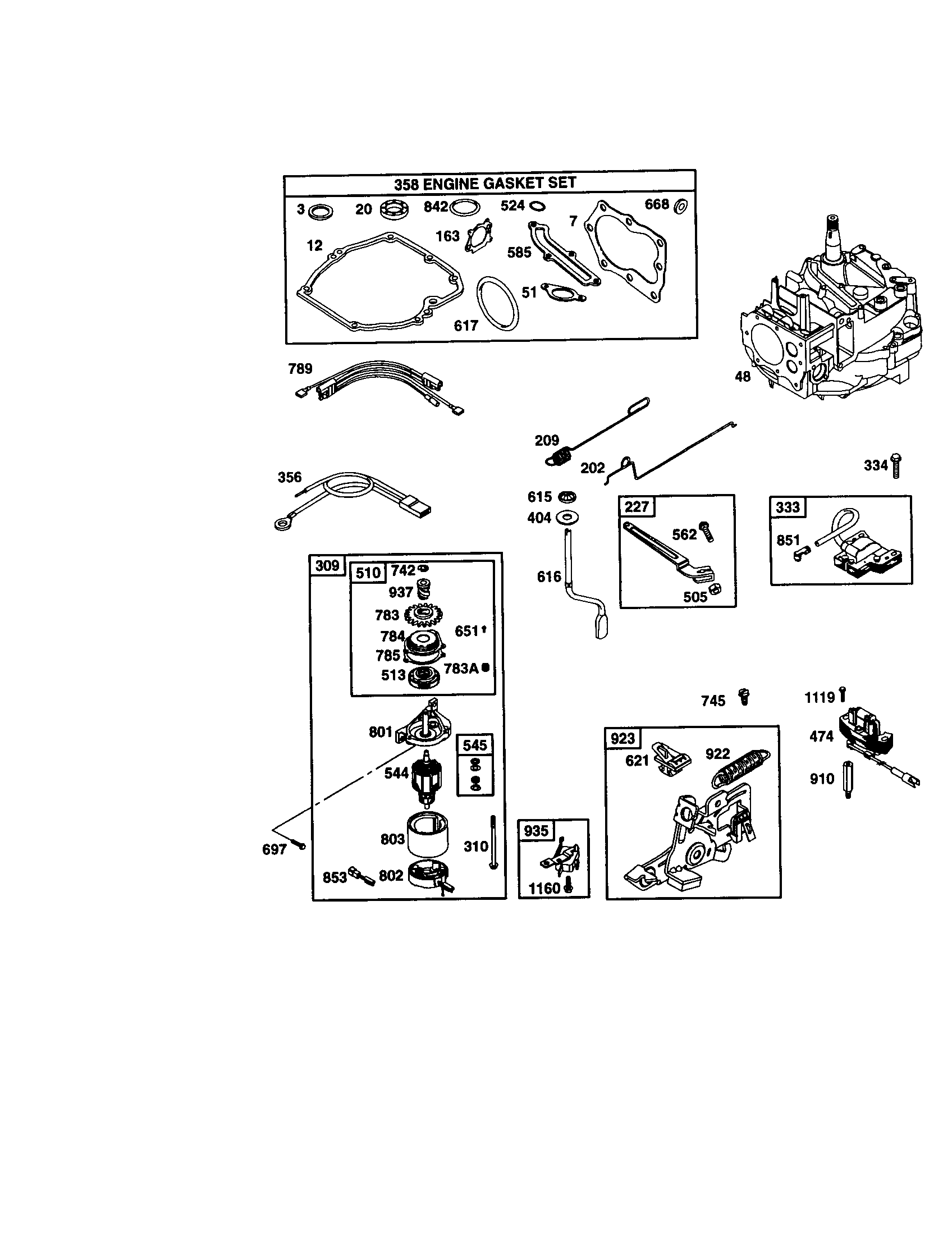 Motor-starter/short block