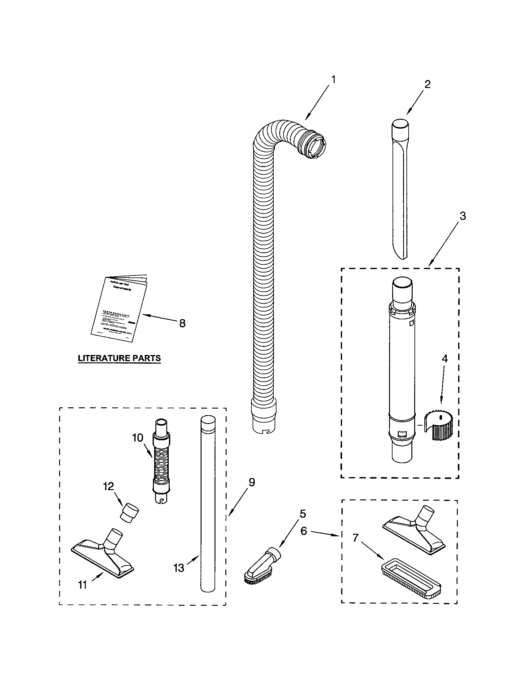 Hose and attachment