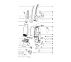 Eureka 2271A handle/housing diagram