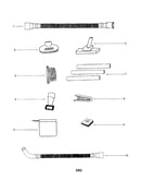 Floor nozzle/hose assembly
