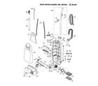 Panasonic MC-V215-00 body/motor housing/motor diagram