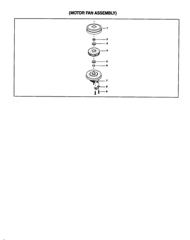 Motor fan assembly