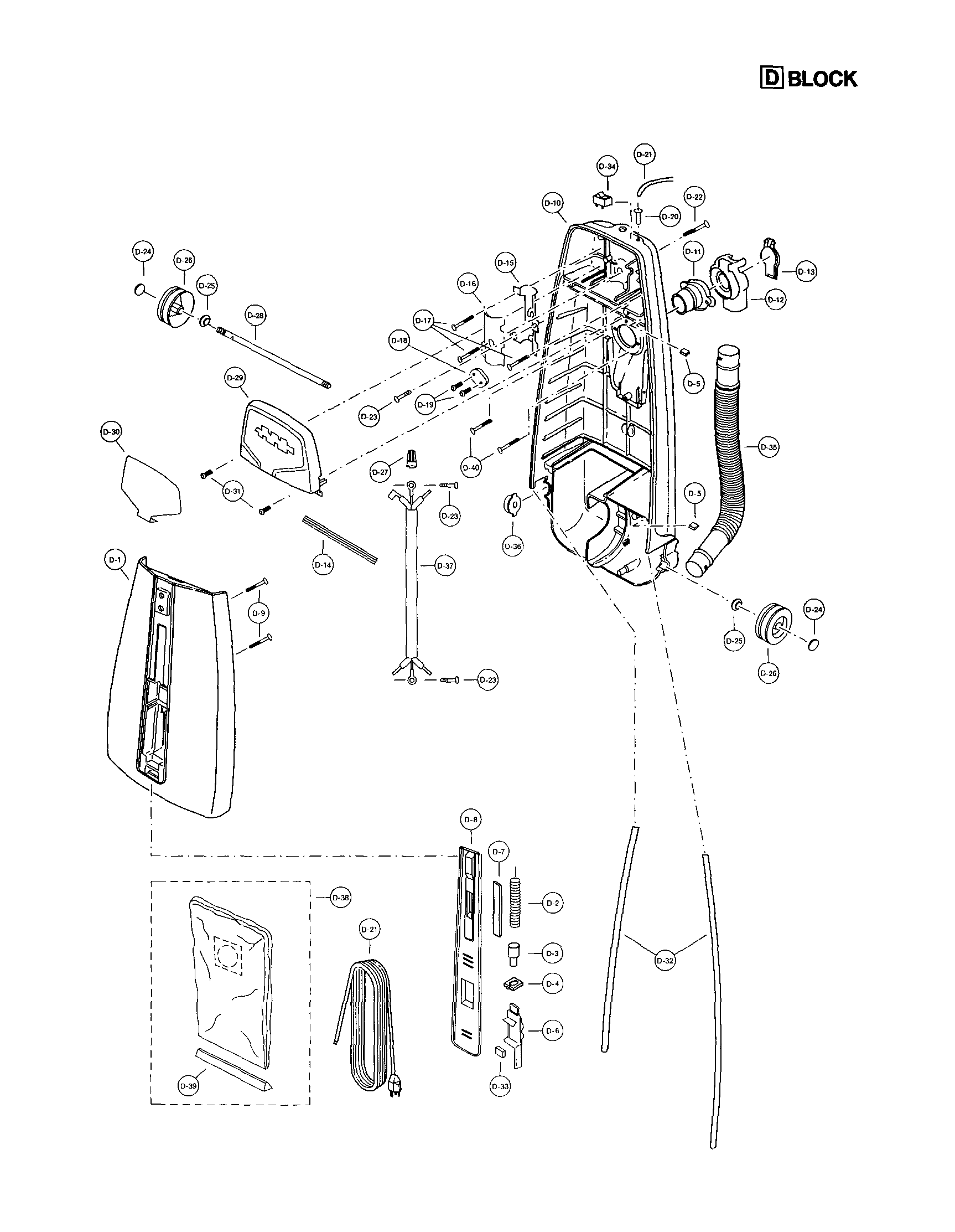 Dust compartment/cover