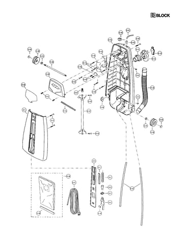 Dust compartment/cover
