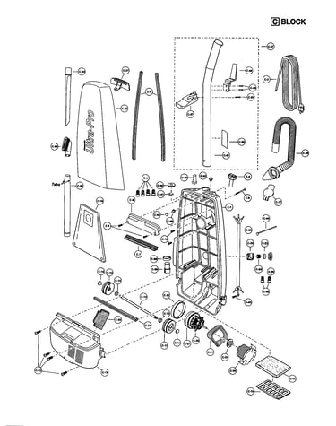 Body/motor housing/motor