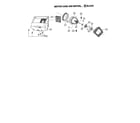 Panasonic MC-V7357 motor case and motor diagram