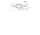 Panasonic MC-V7348 agitator assembly diagram