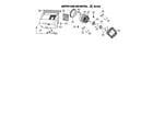 Panasonic MC-V7320-1 motor case and motor diagram